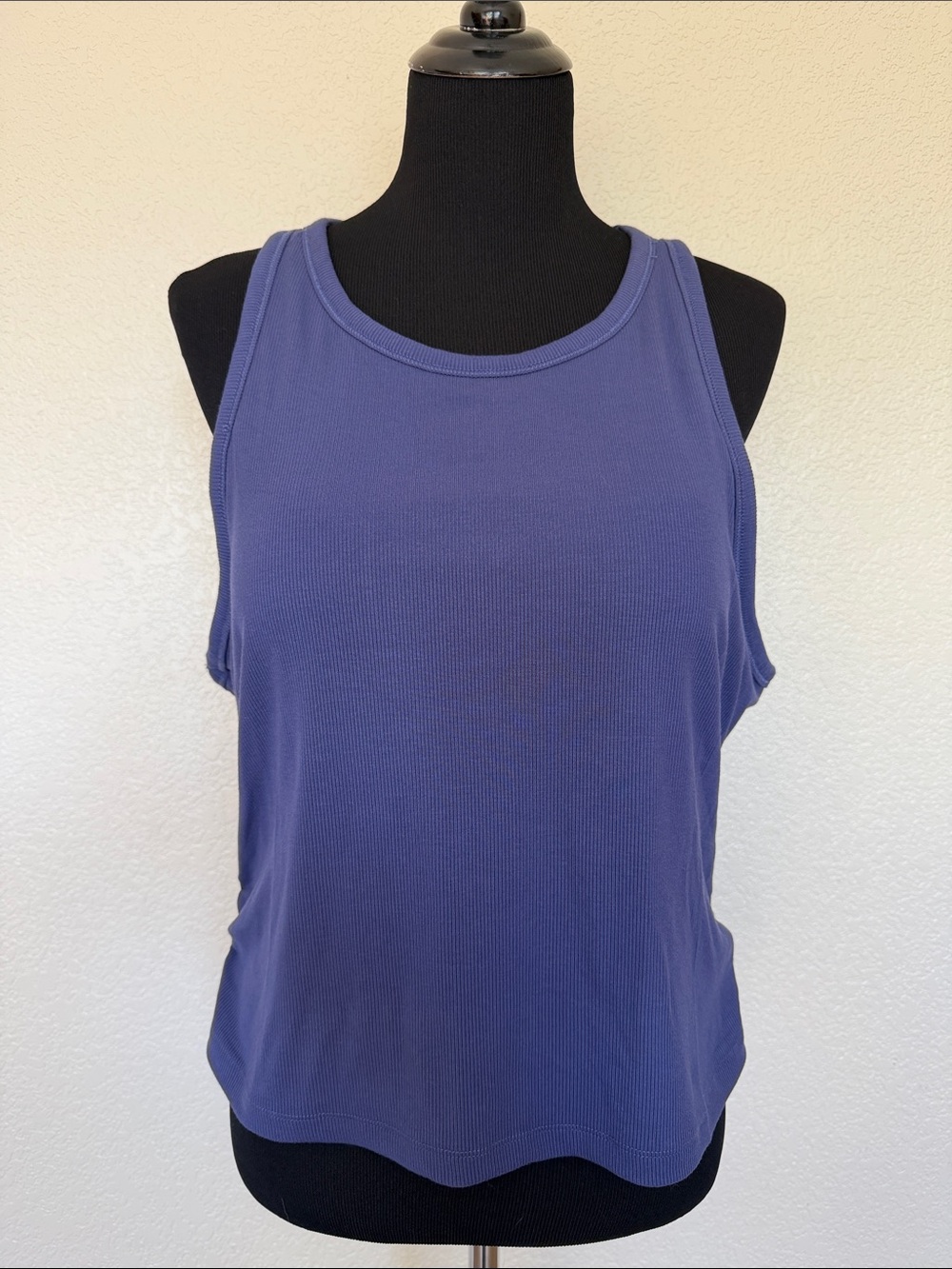 Outdoor Voices Ribbed Tank Top in Periwinkle